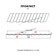Профлист МЕТАЛЛ ПРОФИЛЬ С-8x1150-B (ECOSTEEL-01-МореныйДуб-0,5)